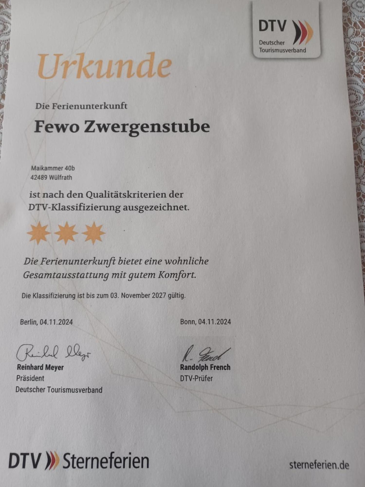 Zwergenstube Lägenhet Wulfrath Exteriör bild